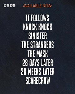 October brings the fright day or night with new SYFY on demand movies. Get spooky on your schedule all month long. Check the comments for the full spook-tacular list. | SYFY