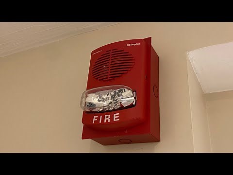 Basement Fire System Test 15 | Simplex Voice Evacuation! (Truealert Speaker/Strobes)