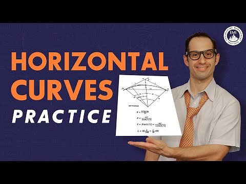 Horizontal Curve Problem (Practice and Solution) | FE Civil Exam Review