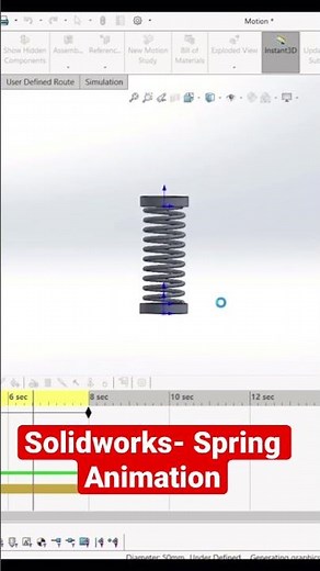 Solidworks- Spring Animation