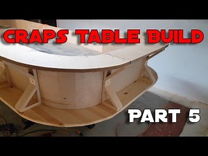 Craps Table Build Part 5: How to make a craps table at home.