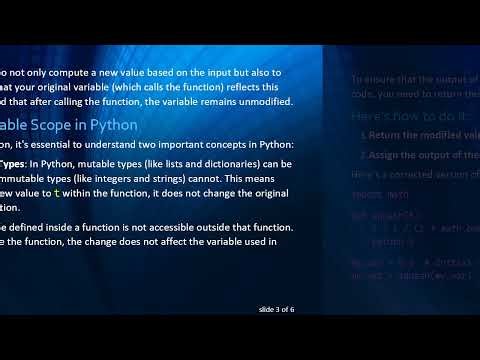 How to Use Functions in Python to Change Variable Values