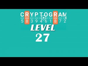 Cryptogram Level 27 Answers ✅ | Go Answer