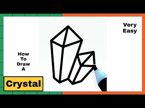 How To Draw A Crystal And Colour It | Draw A Crystal And Colour | Easy Drawing | Drawing Steps 101