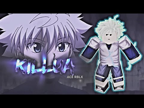 How to make Killua Zoldyck avatar in Roblox┃HUNTER X HUNTER