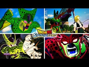 Dragon Ball: Sparking! Zero - All Cell Transformations & Ultimate Attacks (DLC)