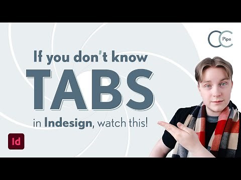 How to use tabs in InDesign