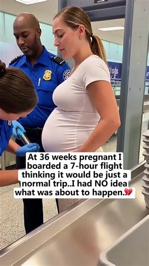 At 36 weeks pregnant, I boarded a 7-hour flight thinking it would be completely normal… I was wrong. 😳✈️ A few hours in, something felt off. No hospital. No doctor. Just 30,000 feet in the air. Then it happened… My water broke. 💧 Panic. Fear. Silence. And then a stranger stepped up and helped deliver my baby mid-flight. My son was literally born in the sky. 👶☁️ Life doesn’t warn you before it changes forever. Sometimes all you can do is stay calm and trust yourself. ❤️ Would you have panicked