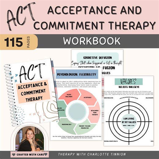 ACT Workbook, Acceptance and Commitment Therapy, Hexaflex (digital Download) - Etsy