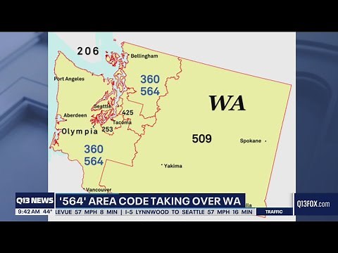 New area code to take over parts of Washington