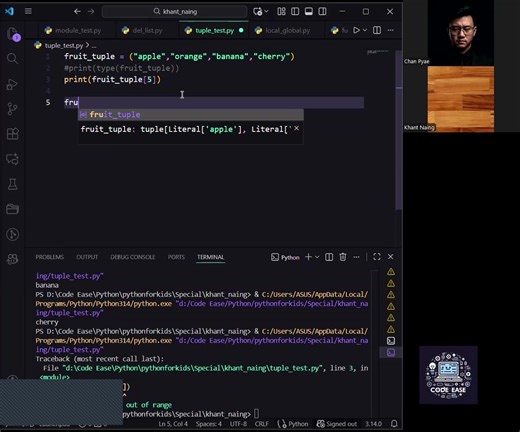 Python For Kids အတန်းရဲ့သင်ကြားပုံလေးကိုမျှဝေပေးလိုက်ပါတယ်။ #python #for #kids #myanmar #coding