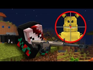 Usé Armas vs Animatronicos de FNAF en Minecraft