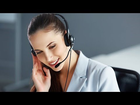 Example of a telephone call. Call center call conversation.