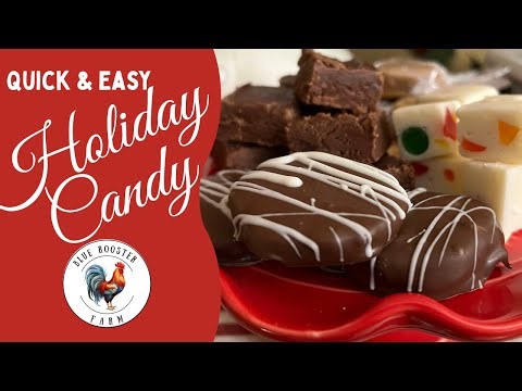 The Most Yummy Quick & Easy Holiday Candy! Fudge, Mints, Caramels, and GumDrop Nougats\\So Delicious!