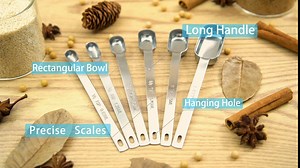 1PCS 1tsp (1/3tbsp, 5ml) Single Measuring Spoon, Stainless Steel Long Handle Individual Teaspoons Only
