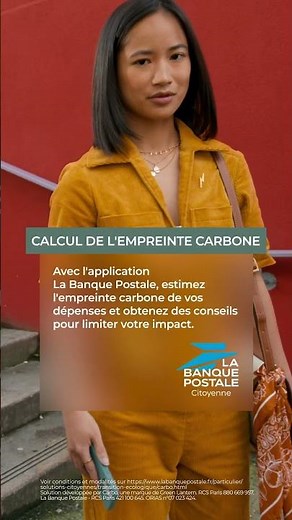 Avec l'application La Banque Postale, estimez l'empreinte carbone de vos achats