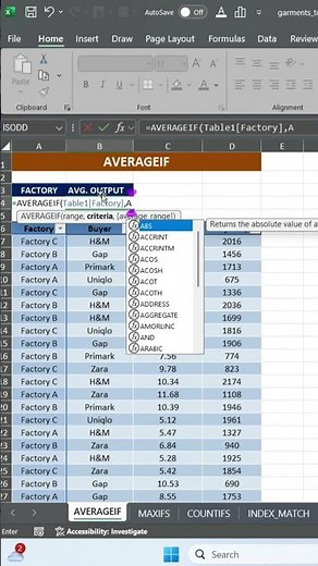 Master AVERAGEIF in Excel | Calculate Conditional Averages Fast!