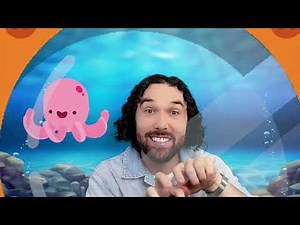 Slippery Fish | Cartoon Songs For Kids | Learn About Sea Animals with Teacher Peter