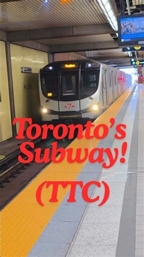 Toronto's subway. #shorts #ttc #canada
