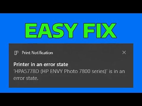 How To Fix Printer in Error State in Windows 11