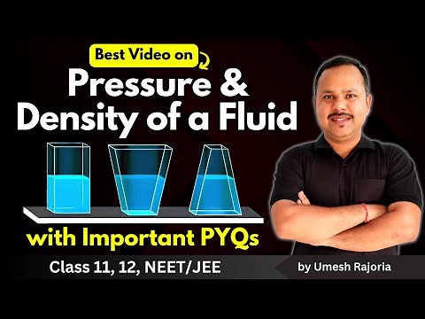 1. Pressure and density | Fluid Mechanics | 11th Physics #neet #cbse #umeshrajoria