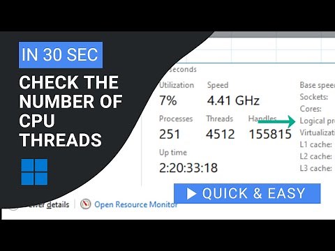 Discover Your CPU Power: How to Check the Number of CPU Threads in Win 10 & 11