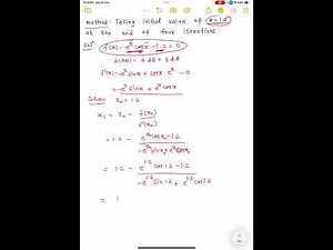 Newton Raphson Method P1