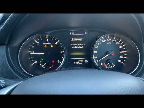 Nissan Qashqai C1130 and warning lights on dash FIX