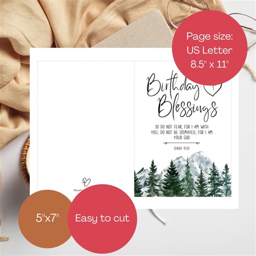 Printable Birthday Card for Him, Scripture Card for Her, Bible Verse Card for Pastor, Religious Catholic Card for Dad, for Church - Etsy