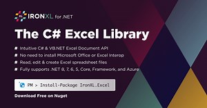 C# Export to Excel Tutorial | Convert XLSX, CSV, JSON & XML | IronXL