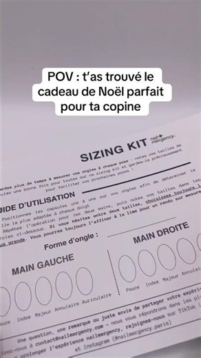 Le meilleur cadeau de Noël pour celles qui aiment avoir de jolis ongles 💅 #ongles #pressonnails