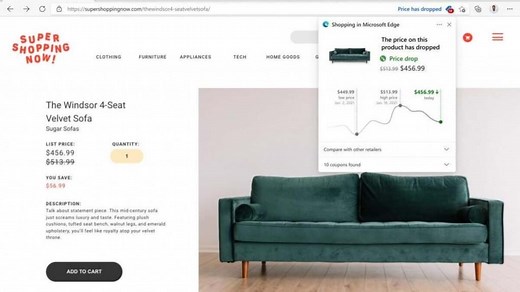 How to Find the Best Online Prices Using Microsoft Edge