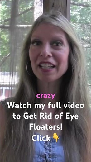 Get Rid of Eye Floaters! Natural Homeopathic Remedy THAT WORKS!