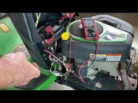 John Deere Mower Clicks but won't start- mower won't turn over