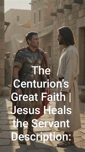 The Centurion’s Great Faith | Jesus Heals the ServantDescription: #christianshorts
