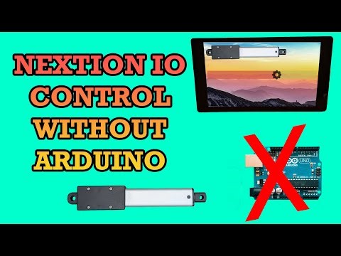 Nextion HMI Input and Output control without Arduino