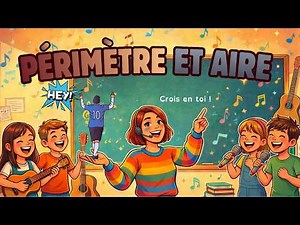 Périmètre et Aire en chanson K-Pop 🎶 | Comprendre facilement (Cycle 3 CM1-CM2-6e)