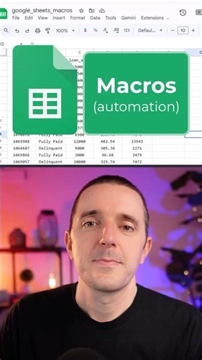 Record a Macro in Google Sheets (Fast)