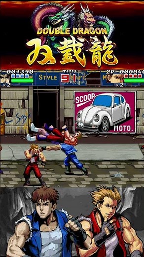 Double Dragon One (Neo Geo Fan Version) - Billy & Jimmy Return! #doubledragon #neogeo #arcade