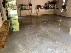 How to fix a sweaty concrete floor