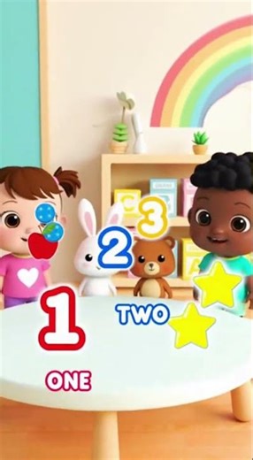 ABC & 123 Learning for Toddlers 👶🌈 | Fun Preschool Education Video #Kids #shorts