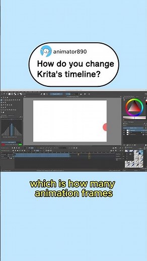 How to Alter Animation Timeline in Krita (Tutorial)