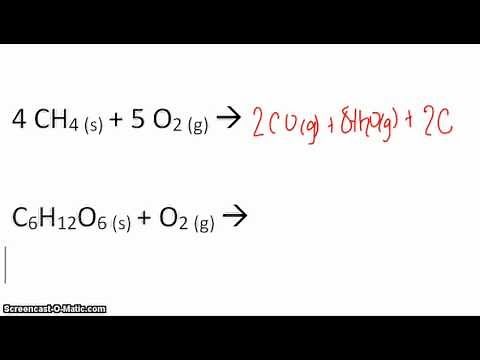 Incomplete Combustion Reactions