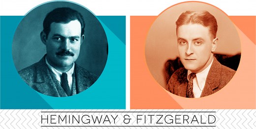 Hemingway and Fitzgerald: A Comparison [Infographic]