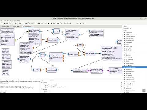 implementation of the OQPSK Demodulator using GNU radio for practical signals demodulation.