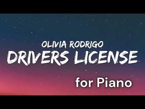 Drivers License | Piano Sheet music