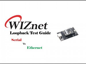WIZnet loopback test guide