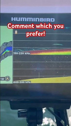 Which is better, 2D sonar or down imaging? #helix #humminbird