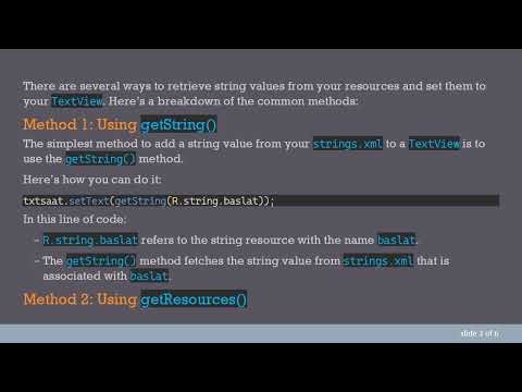 How to Add String Values in Java Using Android Studio