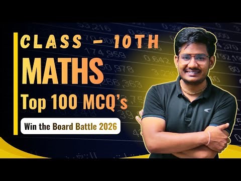 class 10 maths live | Most Repeated MCQ's complete maths | CBSE Board 2026 | green board